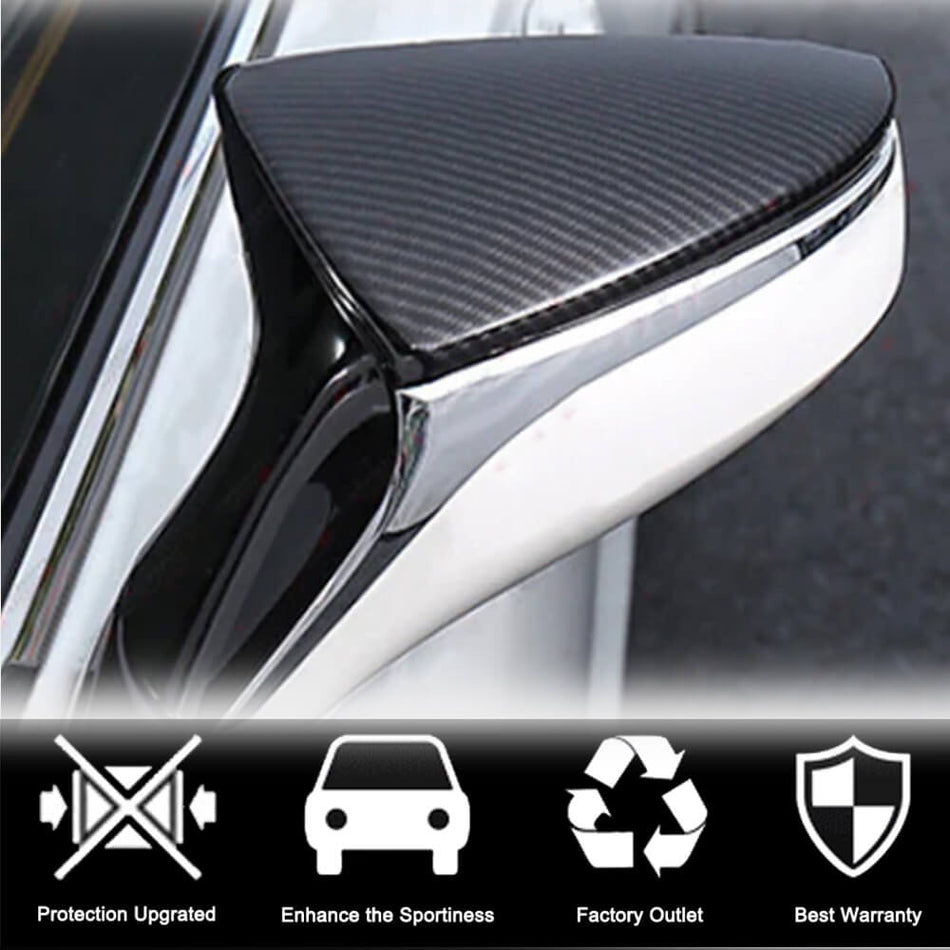 Lexus IS300 IS350 IS550 2021UP Add-on Mirror Covers Dry Carbon Fiber-Ahacarbon