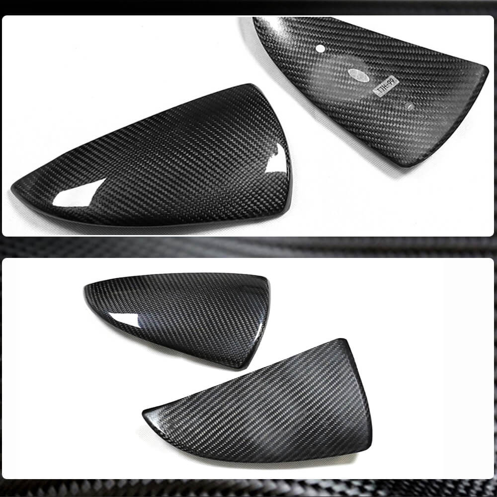 Lexus IS300 IS350 IS550 2021UP Add-on Mirror Covers Dry Carbon Fiber-Ahacarbon