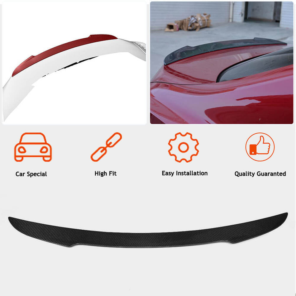 Lexus IS IS200t IS250 IS300 IS350 13-20 IS F 13-14 Rear Trunk Spoiler Carbon Fiber-Ahacarbon