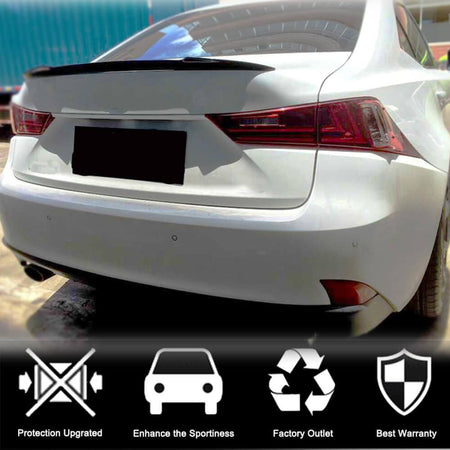Lexus IS IS200t IS250 IS300 IS350 13-20 IS F 13-14 Rear Trunk Spoiler Carbon Fiber-Ahacarbon