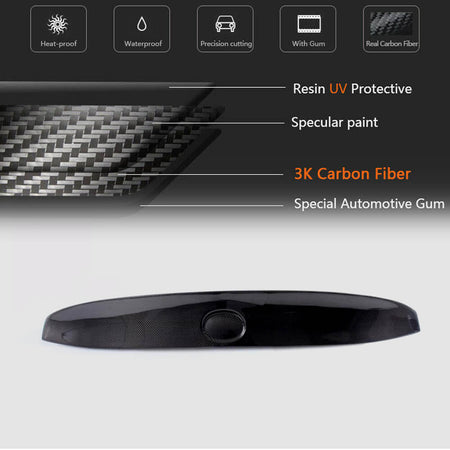 Lexus XE20 IS250 IS300 IS350 IS F Sedan 2006-2012 Rear Trunk Spoiler Carbon Fiber-Ahacarbon