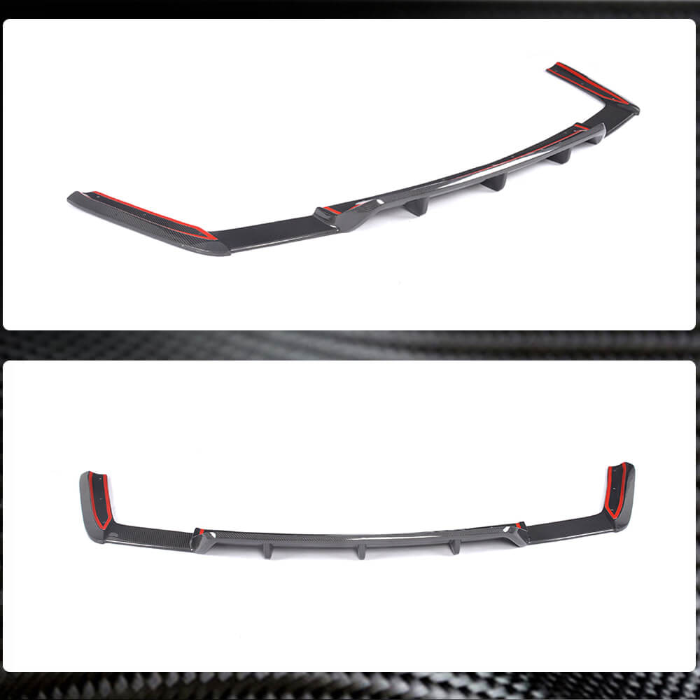 Maserati Ghibli Base 2018-2020 Rear Bumper Diffuser Carbon Fiber-Ahacarbon
