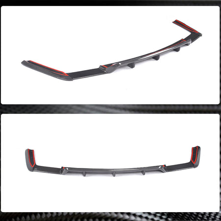 Maserati Ghibli Base 2018-2020 Rear Bumper Diffuser Carbon Fiber-Ahacarbon