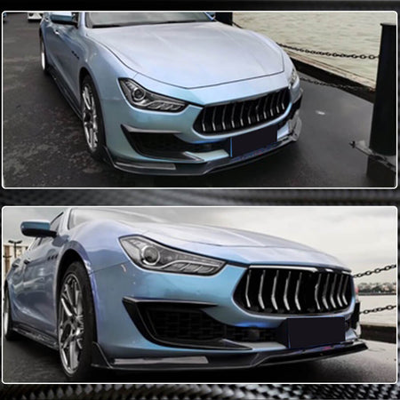 Maserati Ghibli Base Sedan 2018-2020 Front Bumper Vents Carbon Fiber-Ahacarbon