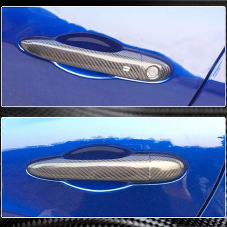 Maserati Ghibli Quattroporte QP Levante Door Handle Covers Dry Carbon Fiber-Ahacarbon