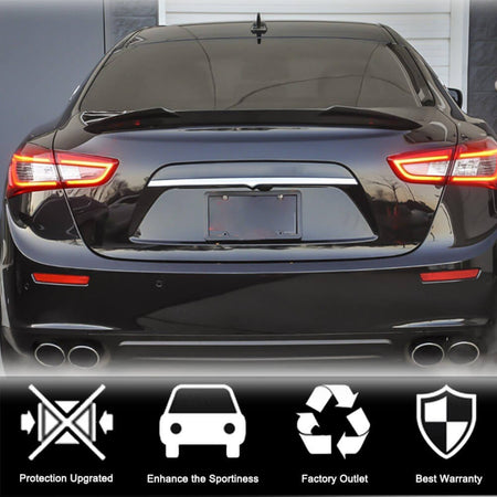 Maserati Ghibli S Q4 2014-2023 Rear Trunk Spoiler Carbon Fiber-Ahacarbon