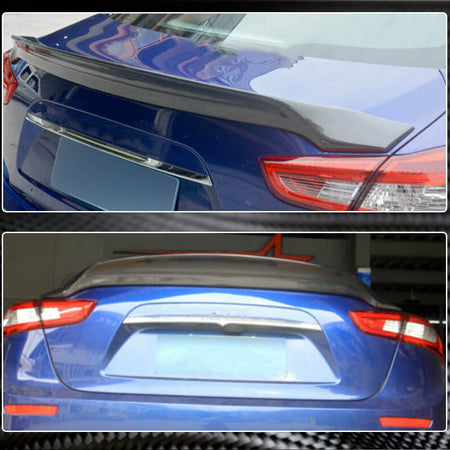 Maserati Ghibli Sedan 2014-2017 Rear Trunk Spoiler Carbon Fiber/FRP-Ahacarbon