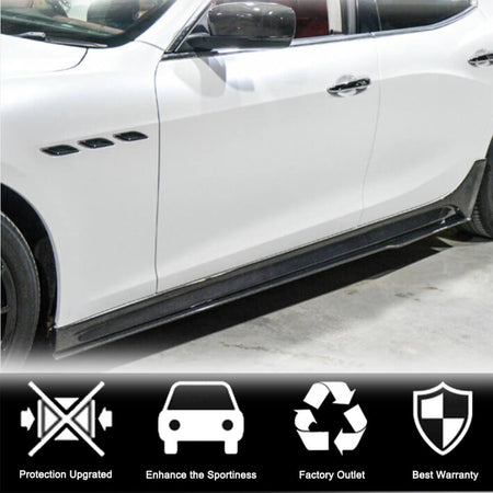 Maserati Ghibli S Q4 M157 2014-2020 Side Skirts Carbon Fiber-Ahacarbon