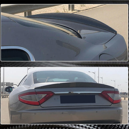 Maserati GranTurismo GT Coupe 2008-2011 Rear Trunk Spoiler Carbon Fiber-Ahacarbon