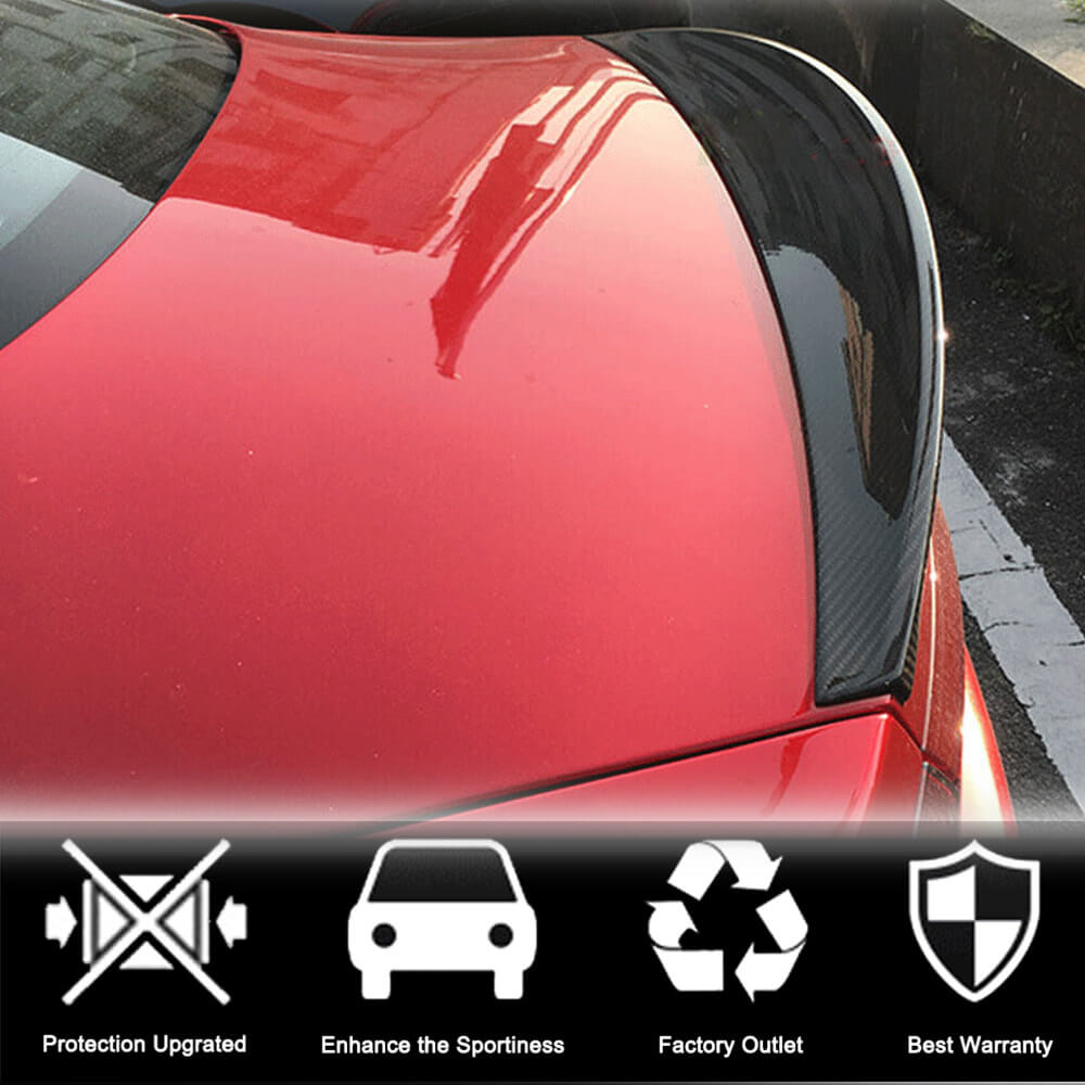 Maserati GranTurismo GT Coupe 2012-2014 Rear Trunk Spoiler Carbon Fiber-Ahacarbon
