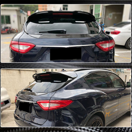 Maserati Levante Base 2016-2019 Rear Roof Spoiler Carbon Fiber-Ahacarbon