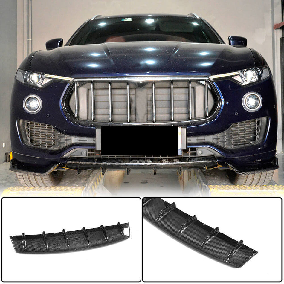Maserati Levante 2016-2020 Front Bumper Lip Carbon Fiber-Ahacarbon