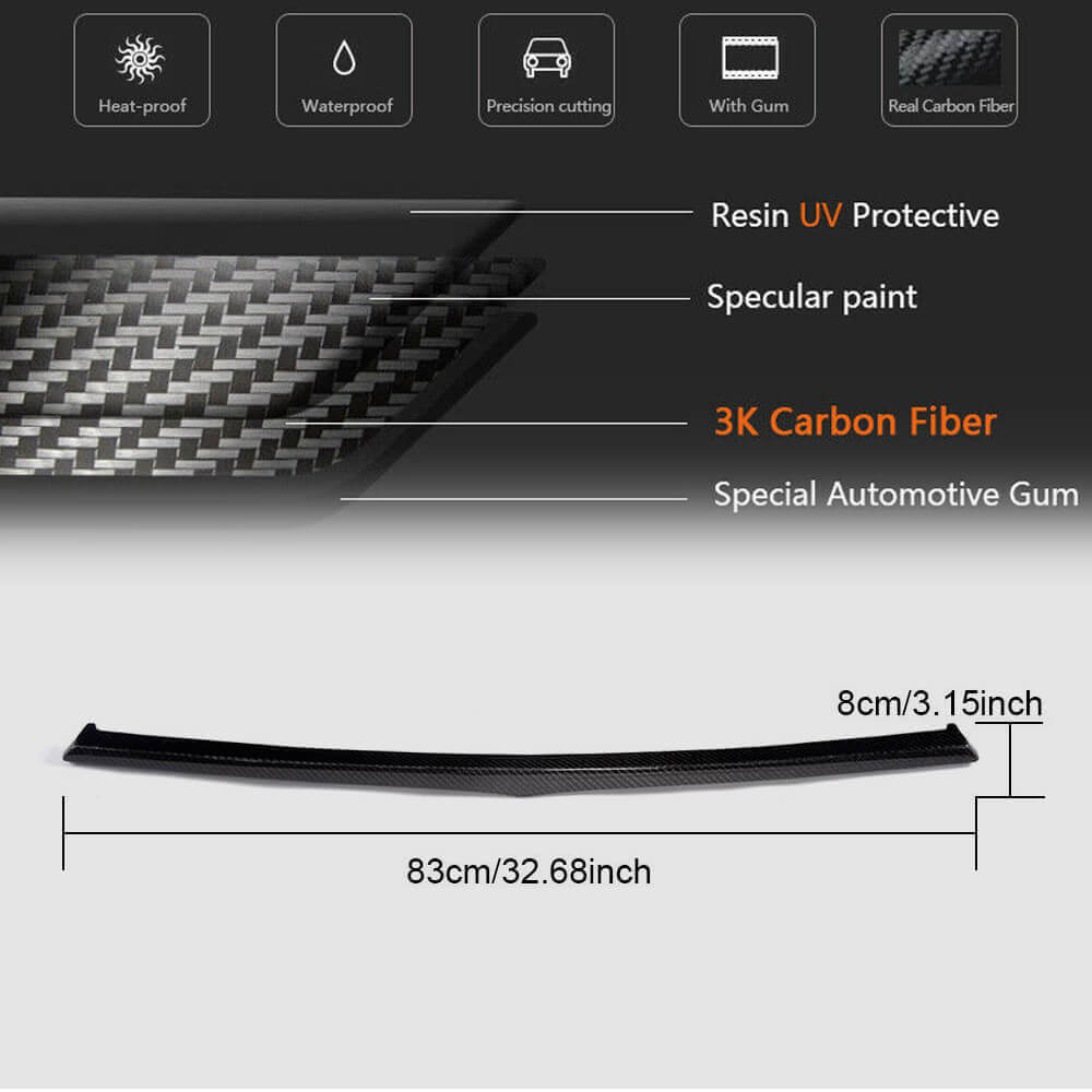 Maserati Levante 2016-2020 Front Grill Carbon Fiber-Ahacarbon