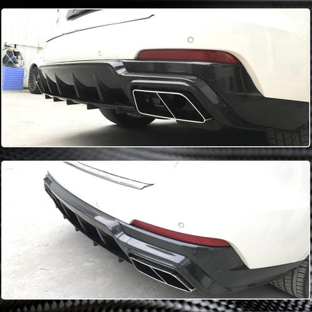 Maserati Levante 2016-2020 Rear Bumper Diffuser Carbon Fiber-Ahacarbon