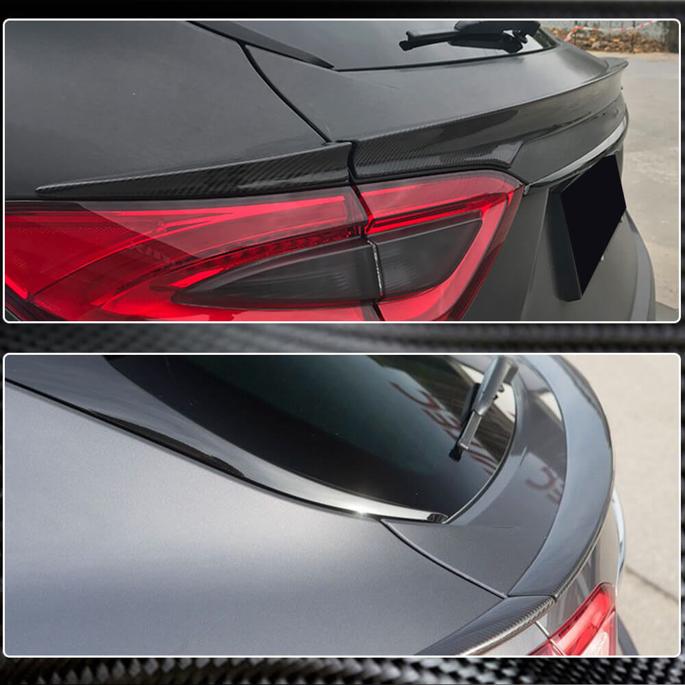 Maserati Levante M161 Sport Utility 2016-2022 Rear Middle Spoiler Carbon Fiber-Ahacarbon