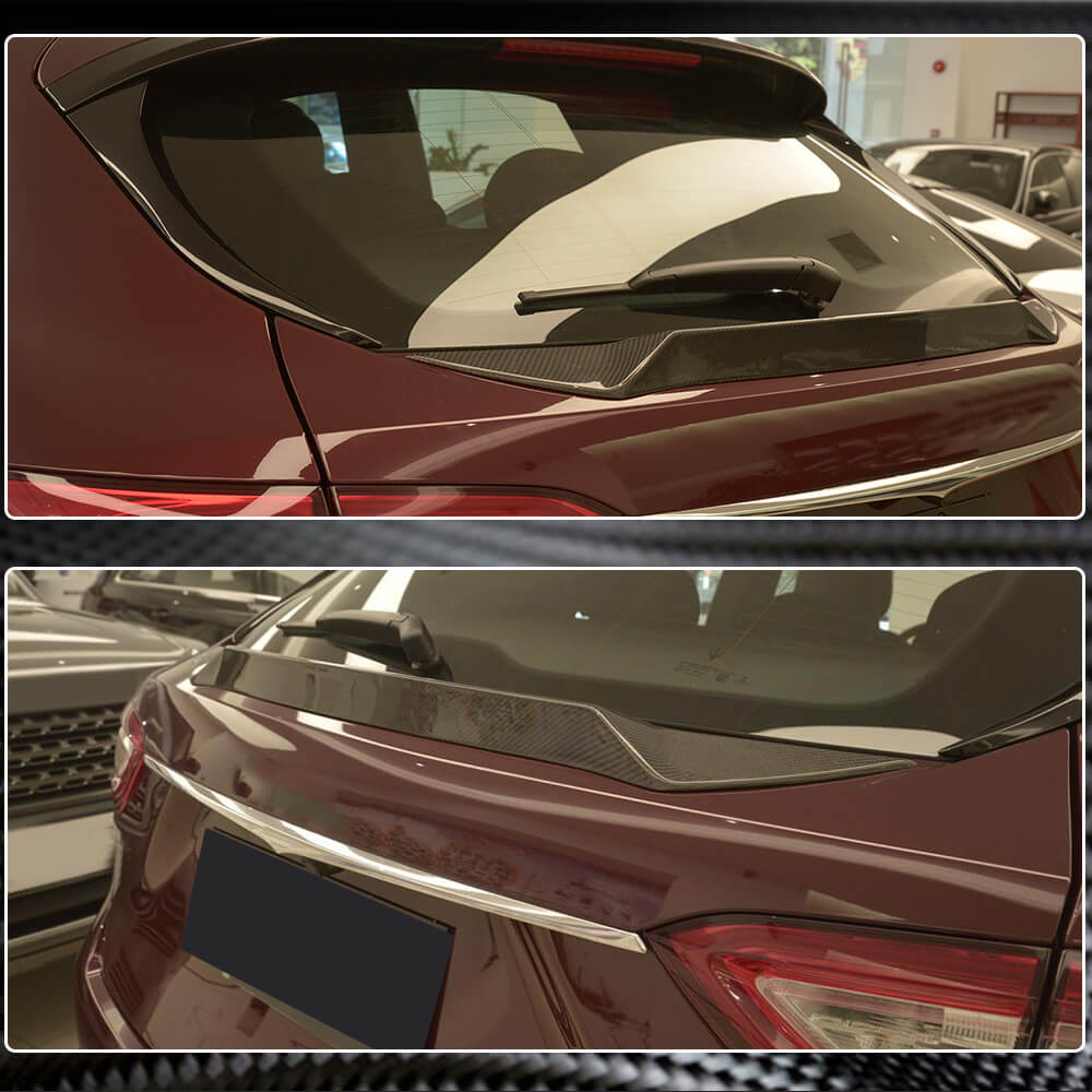 Maserati Levante Sport Utility 2016-2019 Rear Middle Spoiler Carbon Fiber/FRP-Ahacarbon