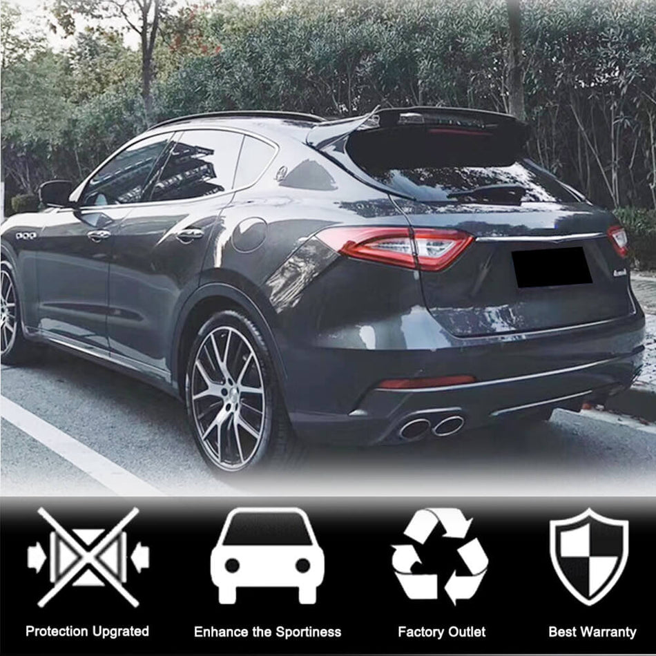 Maserati Levante ase Sport Utility 4-Door 2016-2019 Rear Roof Spoiler Carbon Fiber-Ahacarbon