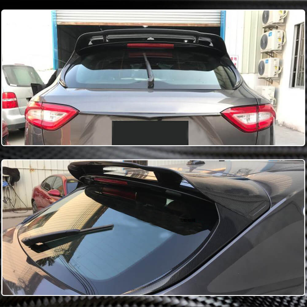 Maserati Levante ase Sport Utility 4-Door 2016-2019 Rear Roof Spoiler Carbon Fiber-Ahacarbon