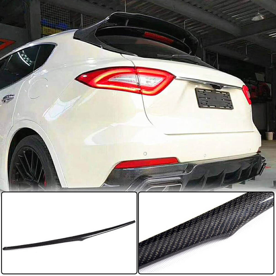 Maserati Levante 2016-2020 Rear Trunk Tail Cover Carbon Fiber-Ahacarbon