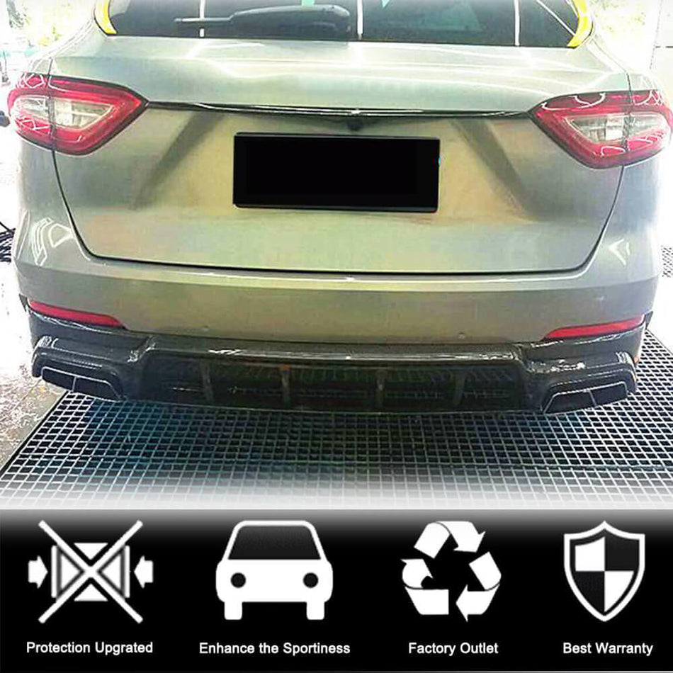 Maserati Levante 2016-2020 Rear Trunk Tail Cover Carbon Fiber-Ahacarbon