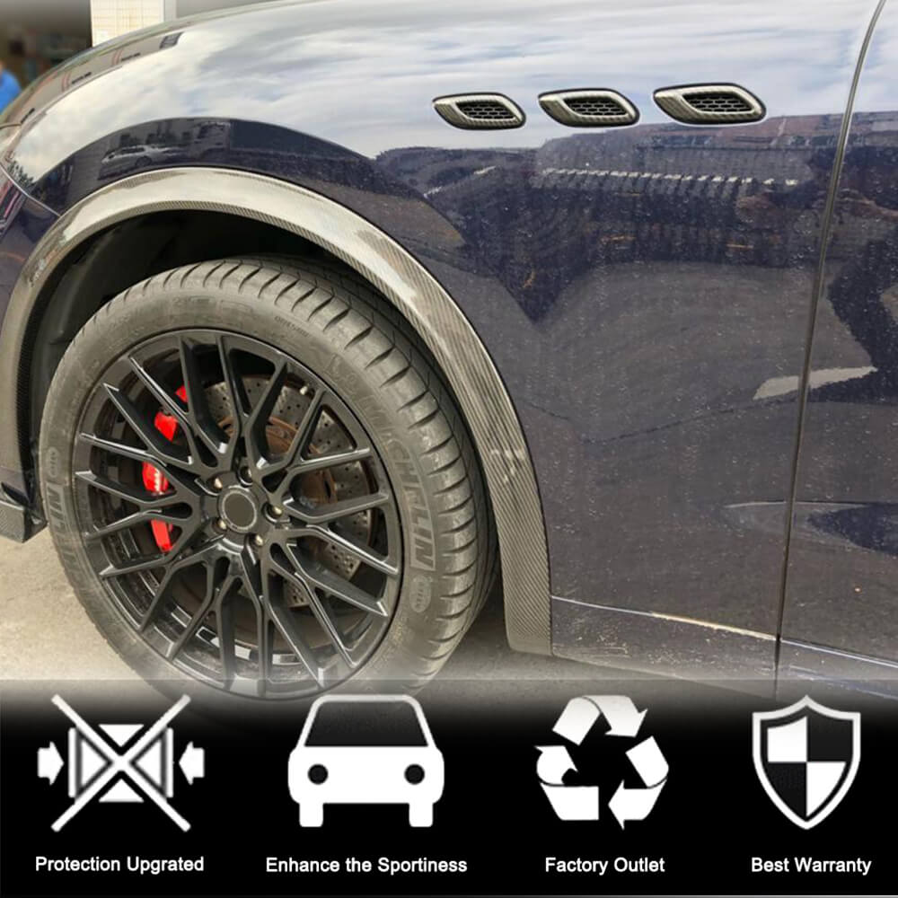 Maserati Levante 2016-2020 Side Air Vent Trims Carbon Fiber-Ahacarbon