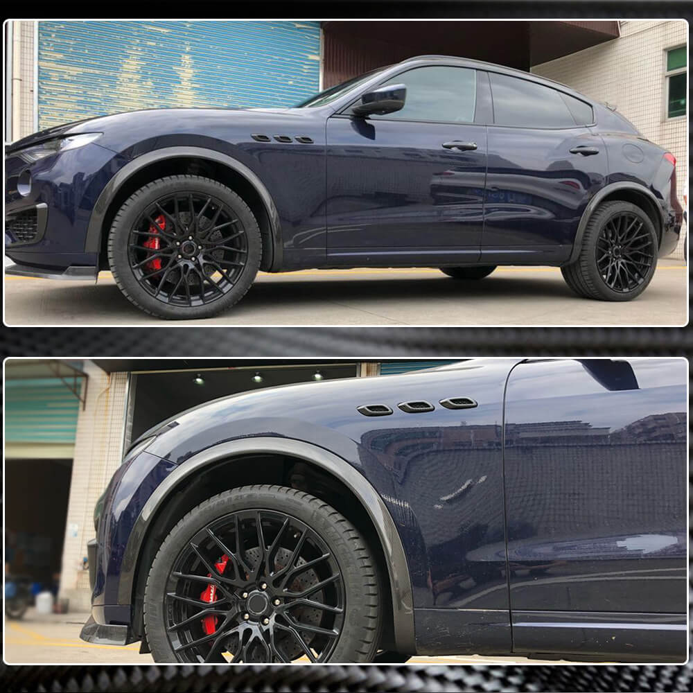 Maserati Levante 2016-2020 Side Air Vent Trims Carbon Fiber-Ahacarbon