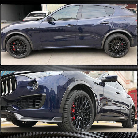 Maserati Levante 2016-2020 Wheel Arch Flares Trims Carbon Fiber-Ahacarbon