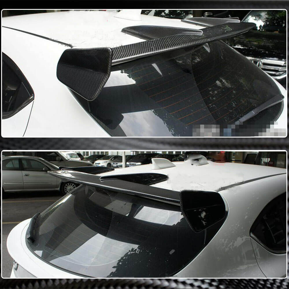 Mazda 3 Axela Hatchback 4-Door 2014-2019 Rear Roof Spoiler Carbon Fiber/FRP-Ahacarbon