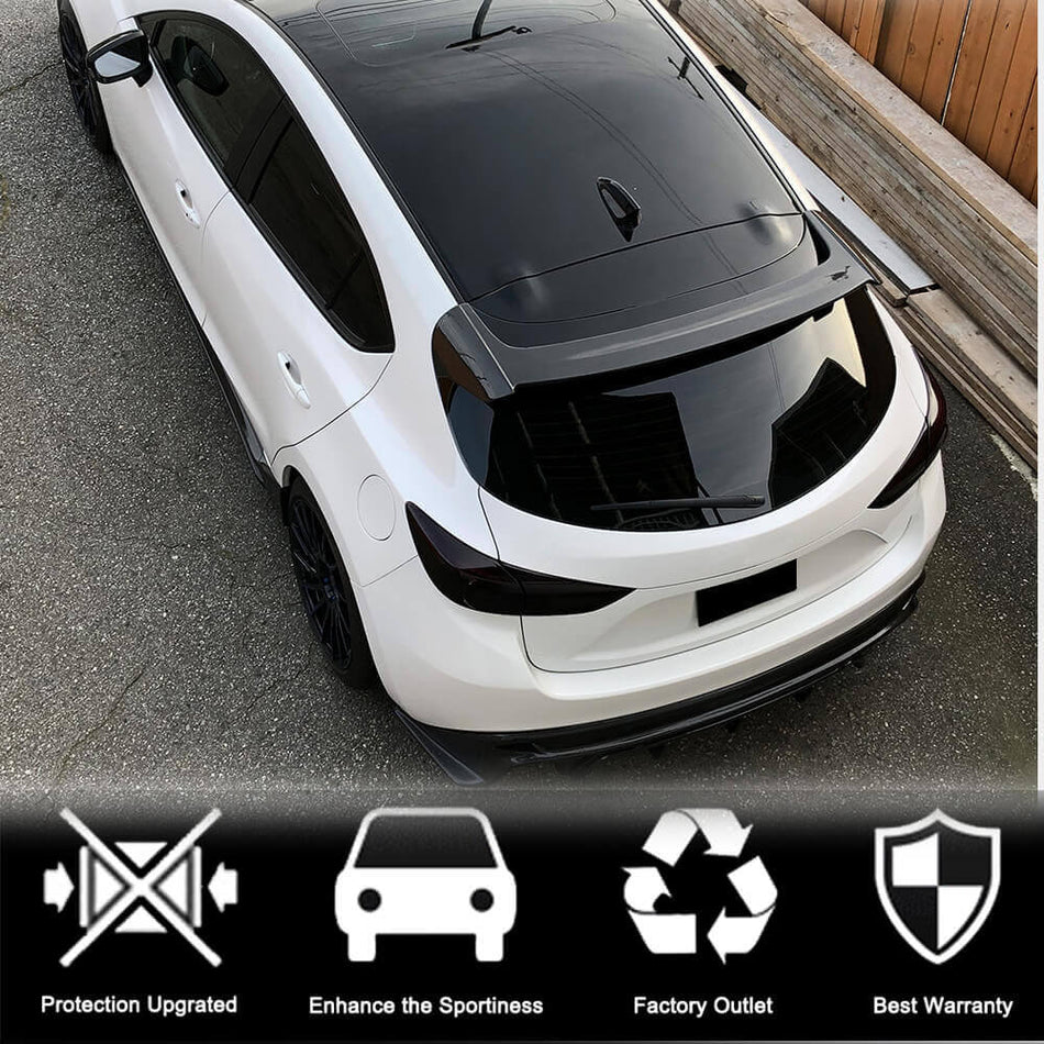 Mazda 3 Axela Hatchback 4-Door 2014-2019 Rear Roof Spoiler Carbon Fiber/FRP-Ahacarbon
