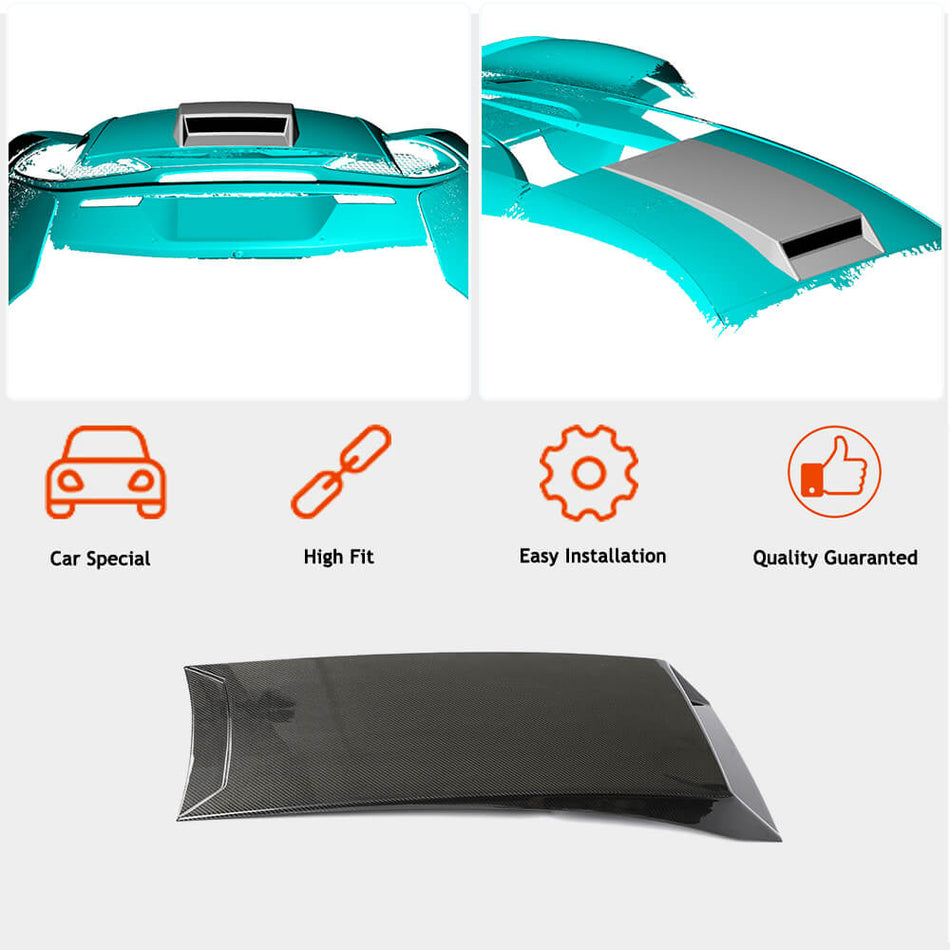 McLaren 540C 570S 570GT Coupe 2015-2019 Rear Boot Roof Scoop Air Vent Dry Carbon Fiber-Ahacarbon