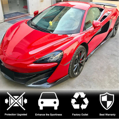 McLaren 540C 570S 570GT 2015-2020 Side Skirts Dry Carbon Fiber-Ahacarbon