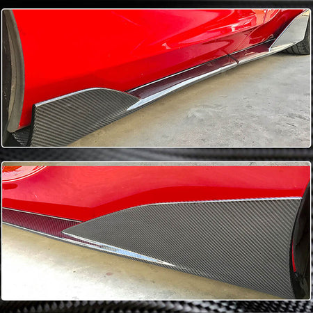 McLaren 540C 570S 570GT 2015-2020 Side Skirts Dry Carbon Fiber-Ahacarbon