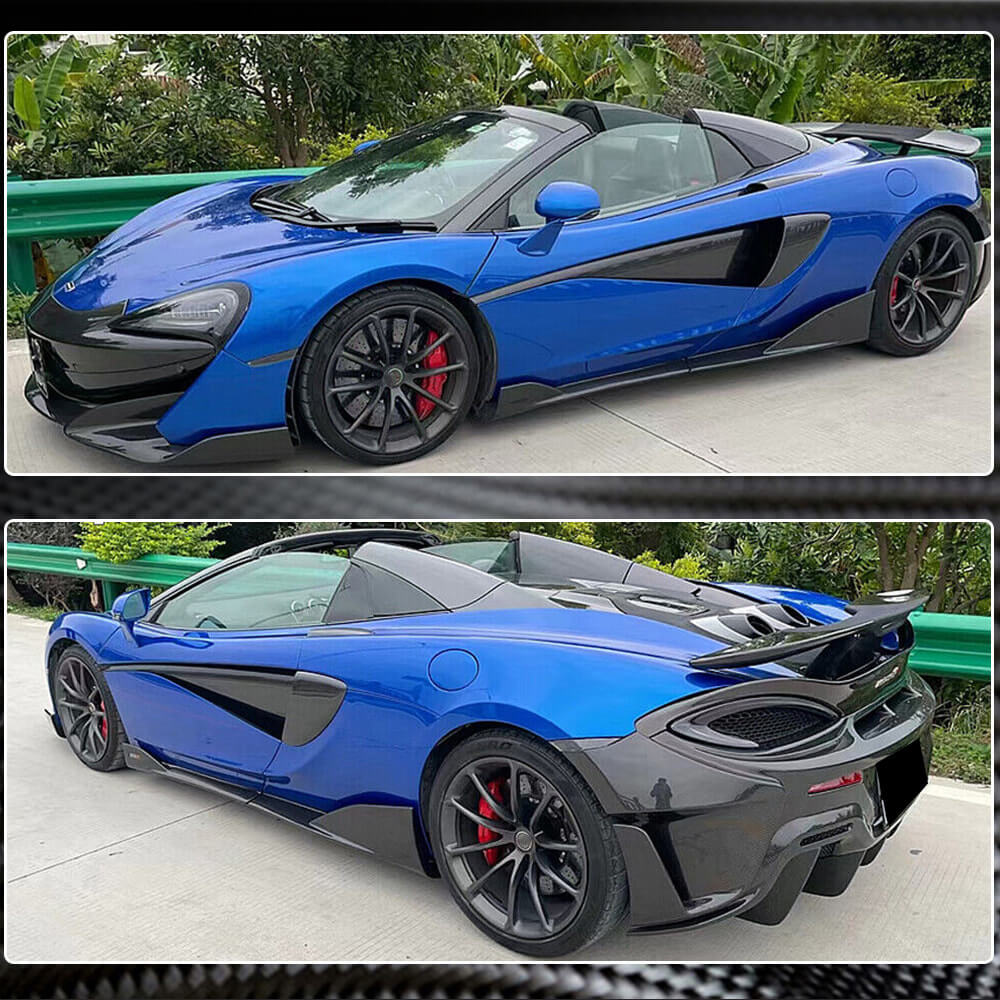 McLaren 540C 570S 570GT 2015-2020 Side Skirts Dry Carbon Fiber-Ahacarbon