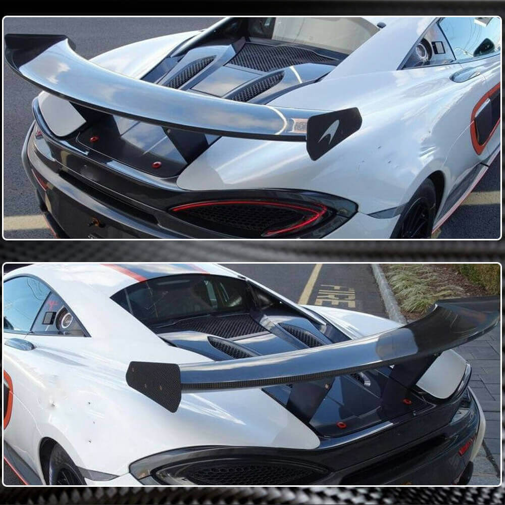 McLaren 570S 2015-2020 Rear Trunk Spoiler DRY Carbon Fiber-Ahacarbon