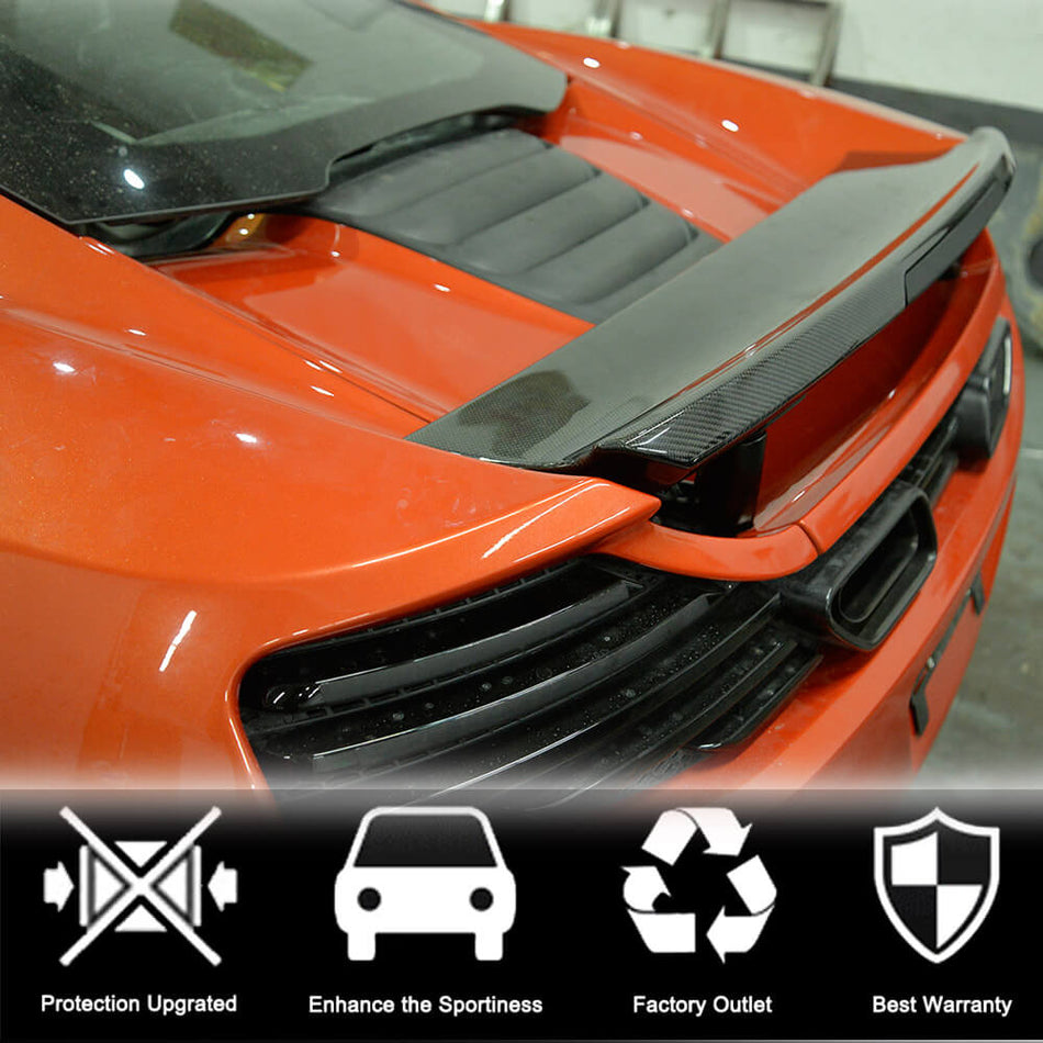 McLaren MP4-12C 2011-2014 Rear Trunk Spoiler Carbon Fiber-Ahacarbon