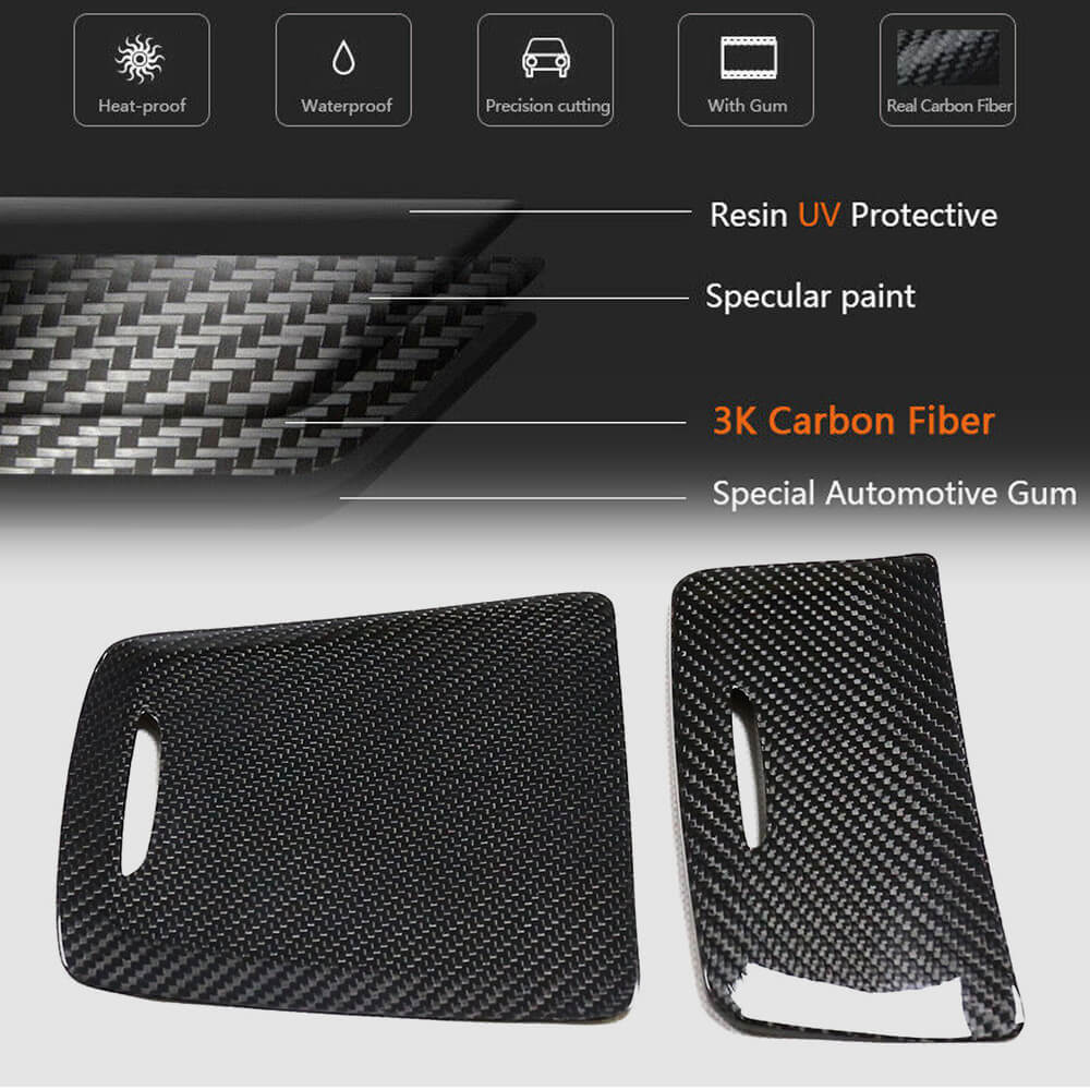 Mercedes Benz A CLA GLA Class W176 W117 C117 X156 Center Console Storage Box Cover Lid Dry Carbon Fiber-Ahacarbon