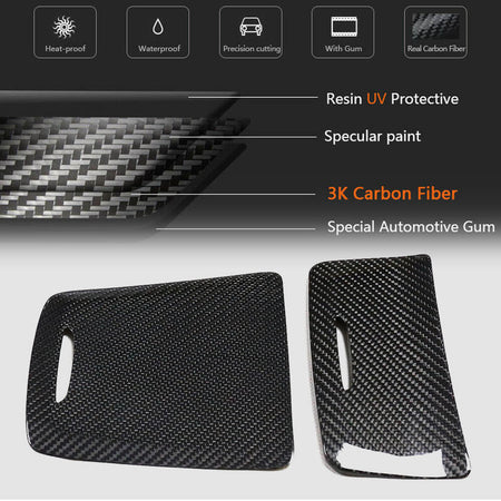 Mercedes Benz A CLA GLA Class W176 W117 C117 X156 Center Console Storage Box Cover Lid Dry Carbon Fiber-Ahacarbon