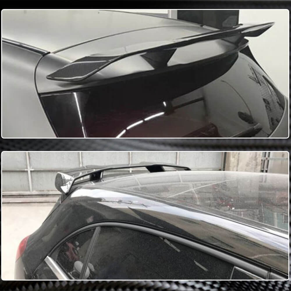 Mercedes Benz A Class W176 2013-2018 Rear Roof Spoiler Carbon Fiber-Ahacarbon