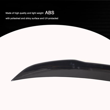 Mercedes Benz A Class W177 V177 2019UP Rear Trunk Spoiler Glossy Black ABS-Ahacarbon