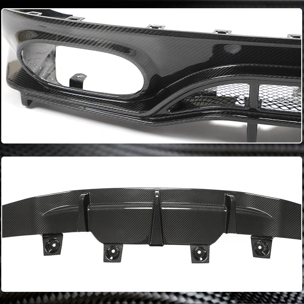 Mercedes Benz AMG GT43 GT50 GT53 X290 2019-2022 Rear Bumper Diffuser Dry Carbon Fiber-Ahacarbon