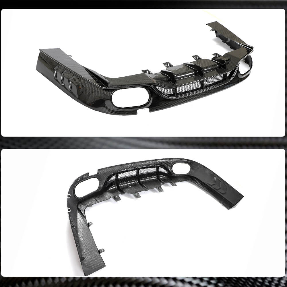 Mercedes Benz AMG GT43 GT50 GT53 X290 2019-2022 Rear Bumper Diffuser Dry Carbon Fiber-Ahacarbon