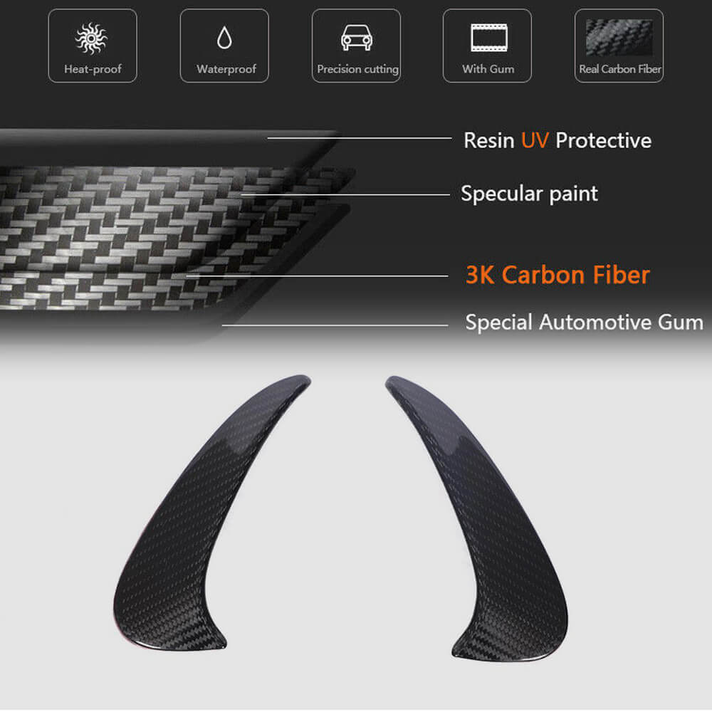 Mercedes Benz AMG GT63 S X290 2019-2022 Rear Bumper Splitters Dry Carbon Fiber-Ahacarbon