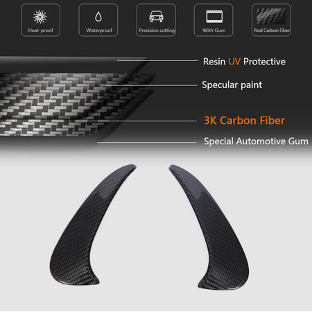 Mercedes Benz AMG GT63 S X290 2019-2022 Rear Bumper Splitters Dry Carbon Fiber-Ahacarbon
