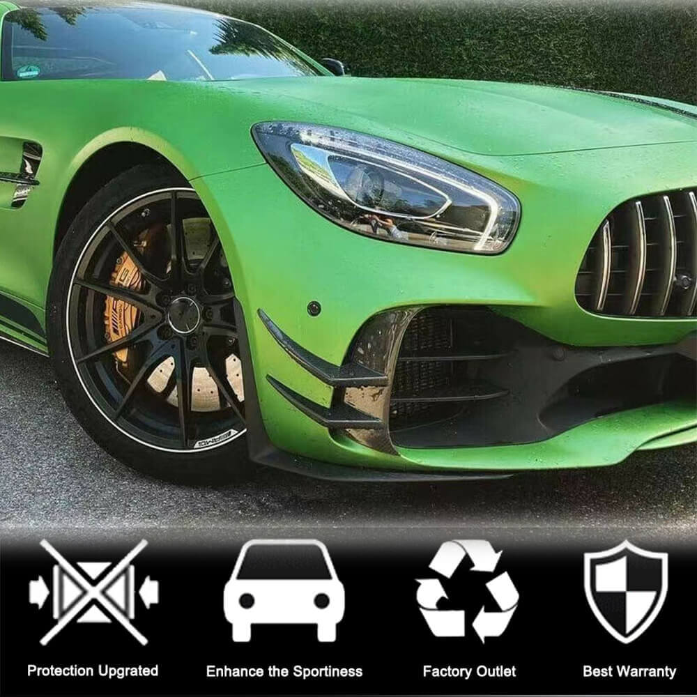Mercedes Benz AMG GT R 2016-2019 Front Bumper Vents Dry Carbon Fiber-Ahacarbon