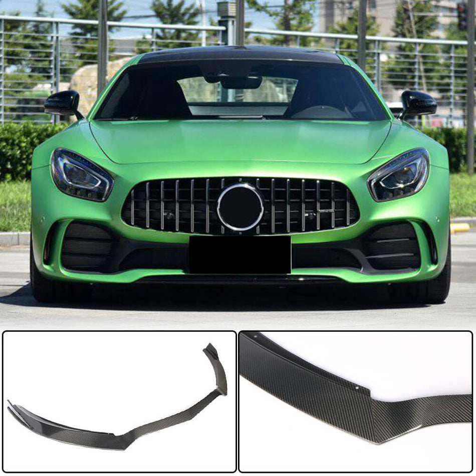 Mercedes Benz AMG GT R 2016-2019 Front Bumper Lip Carbon Fiber-Ahacarbon