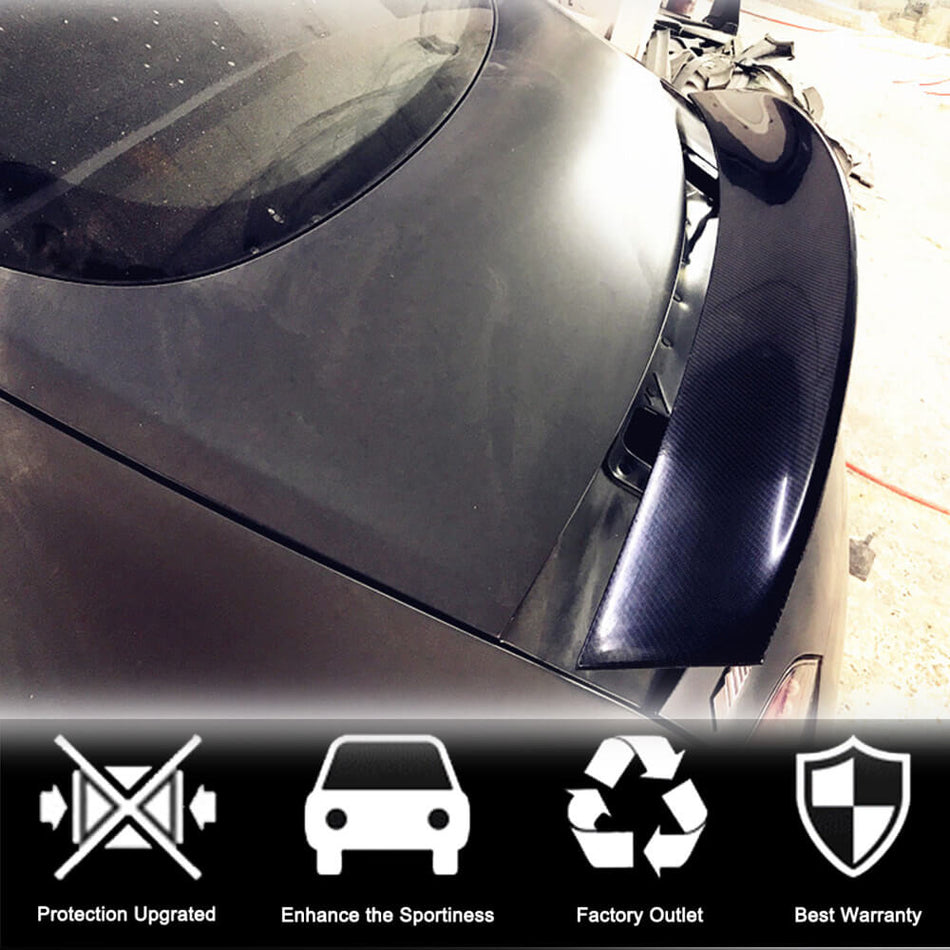 Mercedes Benz AMG GT/GT S C190 Coupe 2015-2020 Rear Trunk Spoiler Carbon Fiber-Ahacarbon