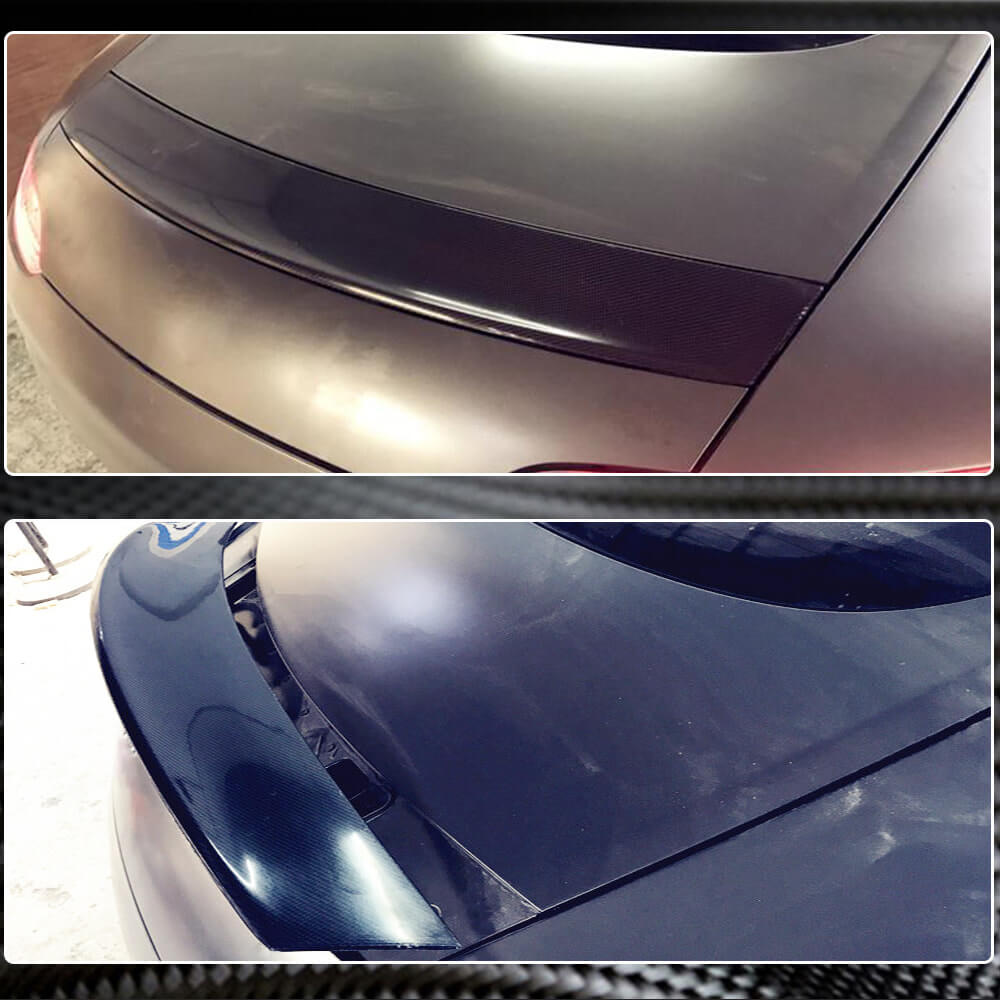 Mercedes Benz AMG GT/GT S C190 Coupe 2015-2020 Rear Trunk Spoiler Carbon Fiber-Ahacarbon
