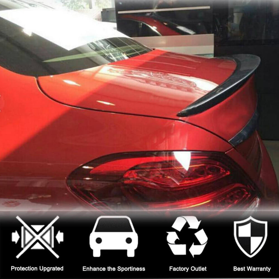 Mercedes Benz C Class W205 2015-2019 Rear Trunk Spoiler Carbon Fiber/FRP-Ahacarbon
