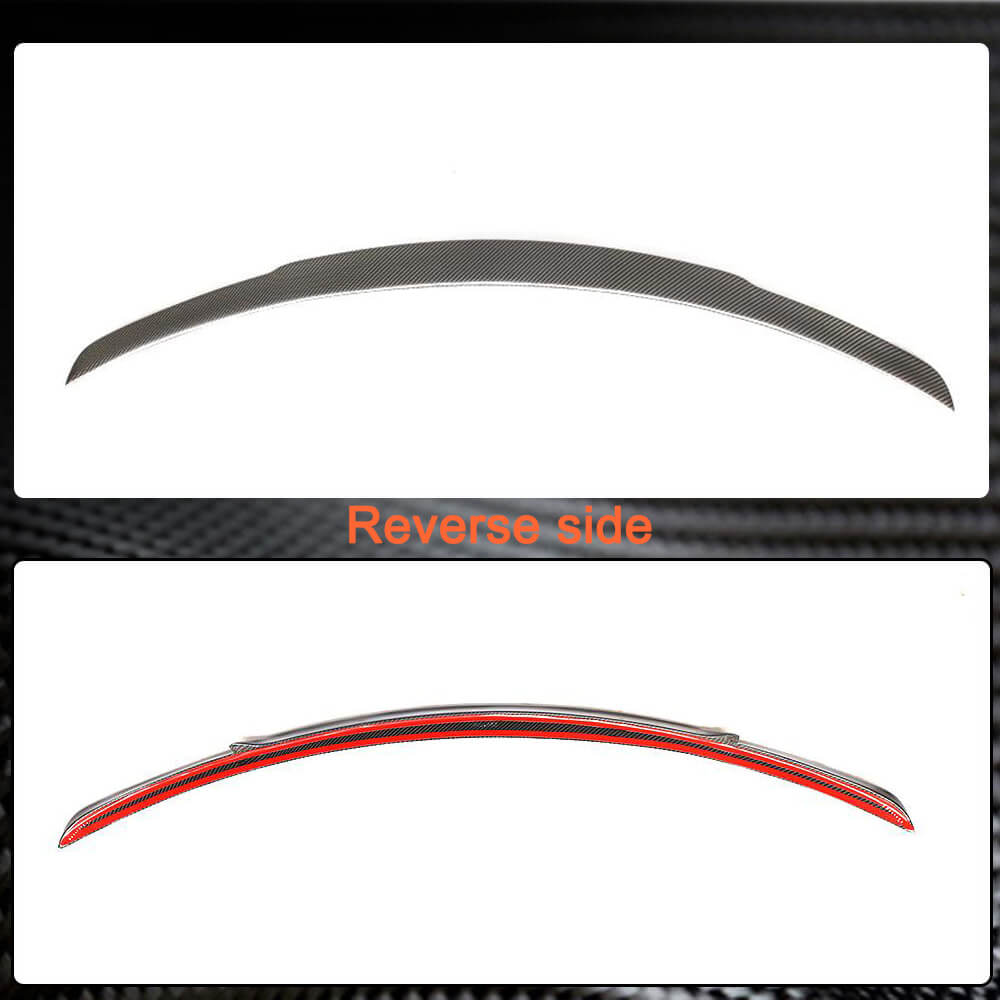 Mercedes Benz C-Class W205 2015-2019 Rear Trunk Spoiler Carbon Fiber-Ahacarbon