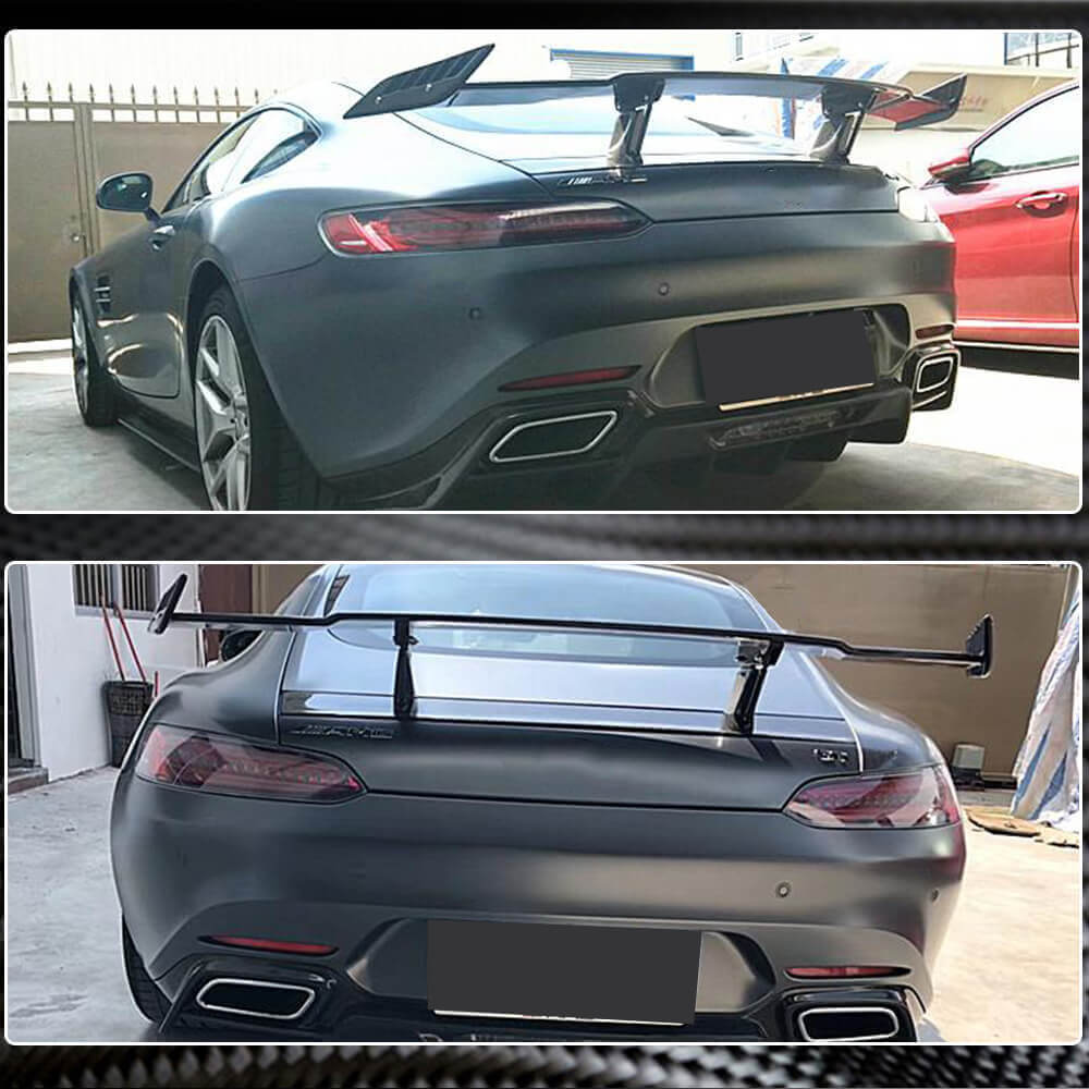 Mercedes Benz AMG GT GTS C190 Coupe 2015-2019 Rear Trunk Spoiler Carbon Fiber-Ahacarbon